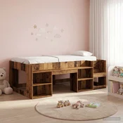 Krevet za djecu s ladicama Staro drvo 90 x 190 cm