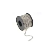 Lanac okrugli manji 5*4 mm celik