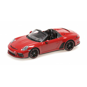 1:43 PORSCHE 911 (991) SPEEDSTER - 2019 - TEMNO RDEČ