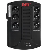 UPS850-D-LI/LED - UPS napajalnik LED, 850VA/510W, 6x230V, Line-Interactive - EAST