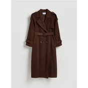 Reserved - LADIES` COAT & BELT - tamno braon - VZ746-89X