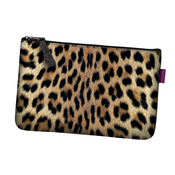 Bertoni Unisexs Pocket Cosmetic Bag Leopard