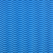Modri dekorativni 3D valoviti karton B2 50x70cm