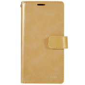 Torbica novčanik Goospery Mansoor Diary za iPhone 14 Plus - zlatna