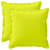 Vidaxl Dekorativna blazina 2 kos HOUTEN Svetlo zelena. 50 x 50 cm