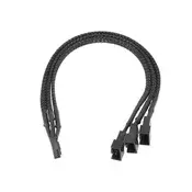Akyga ADAPTER s kablom 4 pin (ž)/2x 4 pin (m)/1x 3 pin (m) 15cm AK-CA-65