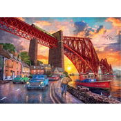 Ravensburger Puzzle Forth Bridge ob sončnem zahodu, Škotska 1000 kosov
