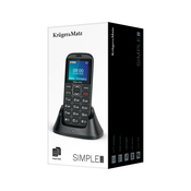 Kruger & Matz KM0922 4G 4,5 cm (1.77) 72g Black, Senior phone