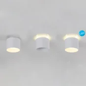 Näve LED stropni reflektor Trimes, O 11,5 cm, bel, CCT, stopnjevalno zatemnjevanje - Dnevna soba/jedilnica - Plastika