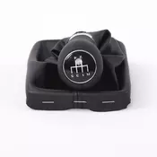 888 CAR ACCESSORIES Audi A4-A5-Q5 ručica menjača sa kožom 5 brzina je kozna Audi A4 2007-2016 Audi A5 2007-2016 Audi