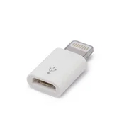 Delight 55448 bijeli adapter iPhone Lightning MicroUSB