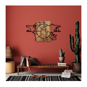 Wallity Zidna dekoracija World Map-324, 118x3x70cm, Hrast