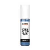 Akrilna barva metalik - 20 ml - modra