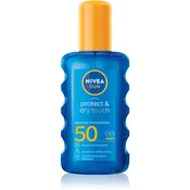 Nivea Sun Protect & Dry Touch nevidno pršilo za sončenje SPF 50 200 ml