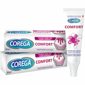 Corega Comfort fiksacijska krema za zubnu protezu 2x40 g