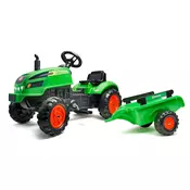 FALK Hodajuci traktor 2048AB X-Tractor s bocnom stranom i poklopcem koji se otvara - zeleni