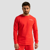 GymBeam Moški pulover Limitless Hot Red