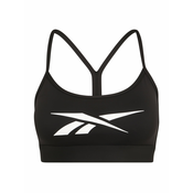 Sportski grudnjak Reebok Lux Skinny Strap Medium Support Sports Bra - black