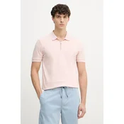 BOSS Orange polo majica moška z bombažem