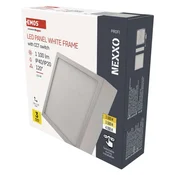 LED svetilo nadometno NEXXO, kvadratno, belo, 12,5W, nastavljiva CCT
