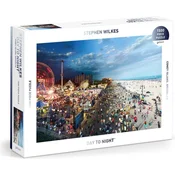 Galison Puzzle Coney Island dan in noč 1500 kosov
