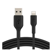 Belkin - Kabel za punjenje Belkin, USB-A na Apple Lightning, 1 m, crni