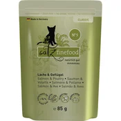 catz finefood Mačja hrana Classic No. 05 - losos in perutnina, vrečka - 85 g