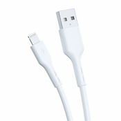 MS CABLE 3A USB-A 3.0 LIGHTNING, 2m, beli
