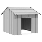 Kucica za pse s krovom 85x107x81 cm pocincani celik