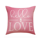 Livefy prevleka za blazino Love 45x45cm, roza