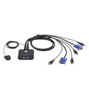 Aten CS22U KVM switch Black
