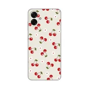 Maska za Samsung A075F Galaxy A07 Cherry and Flowers Silikonska Print