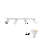 Philips - LED RGBW prigušivo spot svjetlo 4xGU10/4,9W/230V 2700-6500K bijelo