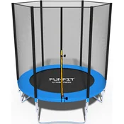 Funfit 183cm vanjska mreža Trampolin - plava