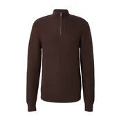 LEVIS ® Pulover Housemark Quarter Zip Sweater rjava