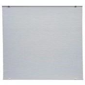 HORNVALLMO Plisirani zastor za zatamnjenje, bela/od vrha prema dnu od dna prema vrhu, 60x130 cm
