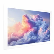 shumee Plakat - Oblaki kot naslikani: umetniški čopiči zore slikajo nebo