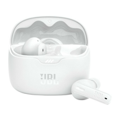 JBL brezžične slušalke Tune Beam TWS, bela
