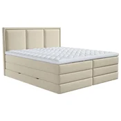 MID.YOU POSTELJA BOXSPRING 160 cm  x 200 cm , tekstil bež