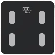 ZILAN ZLN8980 Pametna vaga tjelesna do 180 kg, LED zaslon, Bluetooth, Crna