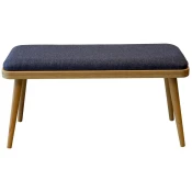 Hanah Home Klupa Vina Mini 0701, 90x46x33 cm, Tamnoplava