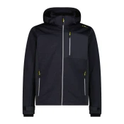 CMP MAN JACKET ZIP HOOD, moška pohodna jakna, siva 35A1687