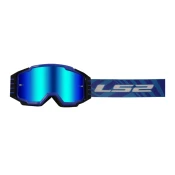 Motocross naočale LS2 Charger PRO plave s iridij pleksiglasom