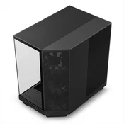 NZXT kucište atk srednji toranj h6 protok sa prozorom + bocna i gornja mreža 3kf120k protok vazduha 120 mm ventilatori, 1kusb 3.2 Tipec, 2k usb