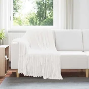 Vidaxl Obloge 6 pcs Bela 150 x 130 cm Flis