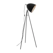 Eglo 79377 - Stoječa svetilka MAREPERLA 1xE27/60W/230V črna