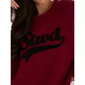 Bordo pulover s kapuco RUE PARIS brez kapuce