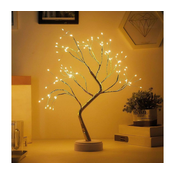 LED Božični okrasek 102xLED/3xAA topla bela