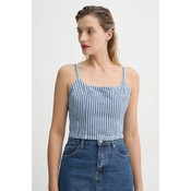 Top od trapera Levis JADINE DENIM CAMI TANK boja: bež, s uzorkom, 001SD