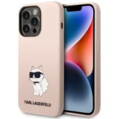 Karl Lagerfeld iPhone 14 Pro 6,1 hardcase pink Silicone Choupette (KLHCP14LSNCHBCP)